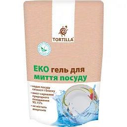 Засіб для ручного миття посуду Tortilla Еко гель запаска 500 мл (4820178060974)