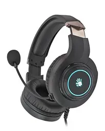 Навушники Bloody G220 Black, 2 x Mini jack (3.5 мм) + USB (підсвічування) A4Tech teh0027958 - мініатюра 1