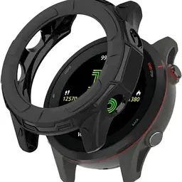 Чохол-бампер DK CDK Силікон Outlines для Garmin Forerunner 255S / 255S Music (016390) (black)