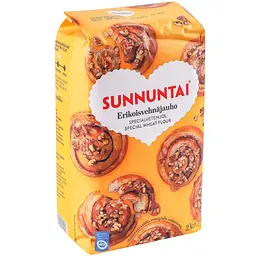Борошно пшеничне Sunnuntai 2 кг (946623) - мініатюра 2