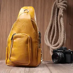 Яскрава жіноча сумка з екошкіри з акцентом на текстильну лямку Vintage 18х33х10 см sum0026971 - мініатюра 10