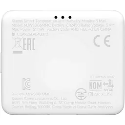 Міні - метеостанція - датчик температури та вологості Xiaomi 3 Mini QBH4312GL Білий - мініатюра 4
