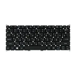 Клавіатура ноутбука Acer Aspire E3-111/V5-122 чорна, без фрейма (KB311248)