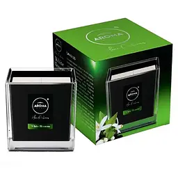 Свічка ароматична Aroma Home Black Series Candles - White Blossom 155г(83513)