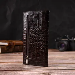 Чоловічий шкіряний гаманець Canpellini 9,5х18,5х0,5 см acs0025596 - мініатюра 7