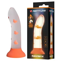 Фалоімітатор PRETTY LOVE - Magical Nightfall, Luminous Suction base PRETTY LOVE BW-008120NY 99946