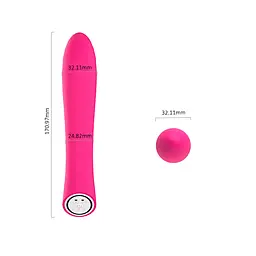 Вібратор B-Series Joy Mistress 17 см (рожевий) - мініатюра 5