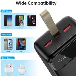 УМБ Choetech Power bank B730 30000 mAh 22.5 W Black (B730-BK) - мініатюра 5