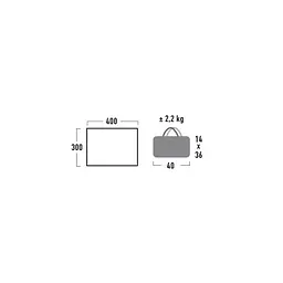 Тент High Peak Fiji Tarp 4 x 3 m Grey (10022) - мініатюра 3