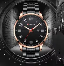 Годинник наручний Curren 8411 Black (18691) - мініатюра 7