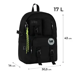 Рюкзак шкільний GoPack Education Teens 2500L чорний (GO26-2500L-3) - мініатюра 12