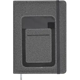 Щоденник недатований Buromax Combi A5 штучна шкіра/поролон 336 сторінок сірий (BM.20500-09)
