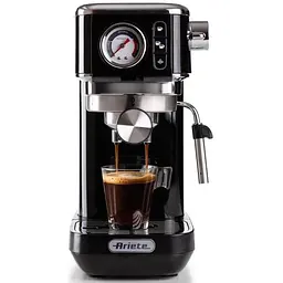 Рожкова кавоварка еспресо Ariete 1381 Black (00M138112AR0) - мініатюра 2