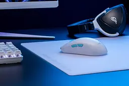Бездротова миша ASUS ROG Harpe Ace Aim Lab Edition RGB USB-A/WL/BT White (90MP02W0-BMUA10) - мініатюра 8