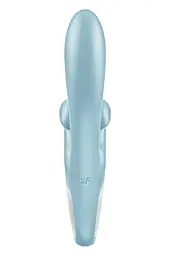 Вібратор-кролик Satisfyer Touch Me 20 см блакитний - мініатюра 9