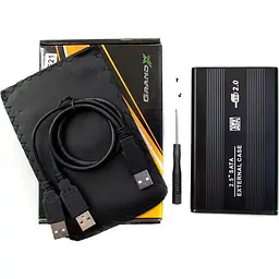 Кишеня зовнішня Grand-X HDE21 USB 2.0 - мініатюра 3