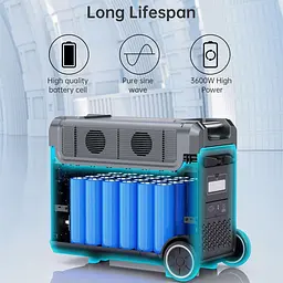 Зарядна станція Choetech 3600W / 3600 Вт / 3840 Вт/ч / LiFePO4 (BS009) UA - мініатюра 5