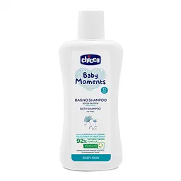 Дитячий шампунь Chicco для тіла та волосся Baby Moments Без Сліз, з екстрактом календули, 200 мл (10590.00)