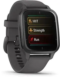 Смарт-годинник Garmin Venu Sq 2 Slate Aluminium Bezel with Shadow Grey Case and Silicone Band [010-02701-10] [78781] - мініатюра 2