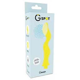 Вібратор для точки G GAVYN, колір: жовтий G-SPOT (Іспанія) G-SPOT GS907440 103080 - мініатюра 2