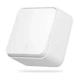 Переключатель Videx BINERA IP20 наружный 1кл проходной белы