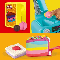 Набір для творчості Hasbro з масою для ліплення Play-Doh Super Slice Cake (G0497) - мініатюра 8