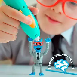 3D-ручка 3Doodler Start Plus для дитячої творчості базовий набір - КРЕАТИВ (72 стрижні) 3Doodler Start SPLUS - мініатюра 10