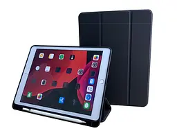 Чохол-книжка CDK для Apple iPad 10.2" 8gen 2020 екокожа/силікон Smart Case cлот стилус (011189) black - мініатюра 8
