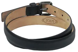 Ремінь жіночий Tod's 85-106 см 2.5 см шкіра Чорний - мініатюра 7