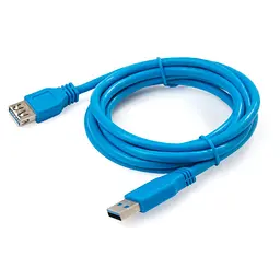 Дата кабель USB 3.0 AM/AF 1.8m Vinga (VCPUSB3AMAF1.8B) - мініатюра 2