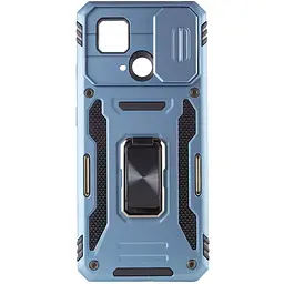 Ударостійкий чохол Camshield Army Ring для Xiaomi Redmi 10C Блакитний / Light Blue - мініатюра 3