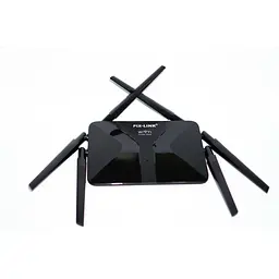 Маршрутизатор WI-FI роутер Pix-Link LV-WR50Q високошвидкісний 6 антен Black (17965) - мініатюра 2