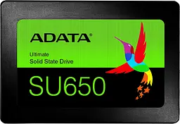 Накопичувач SSD Adata Ultimate SU650 2.5" SATAIII 3D TLC 480GB (ASU650SS-480GT-R)