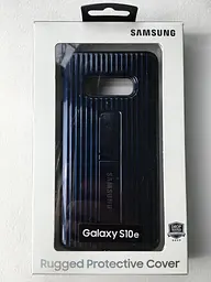 Чохол оригінальний з підставкою Official Protective Standing Cover EF-RG970CLEGRU Samsung Galaxy S10e Blue Navy - мініатюра 4