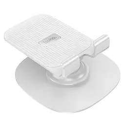 Тримач для телефону Hoco HD6 Winner dual-axis rotating White - мініатюра 2