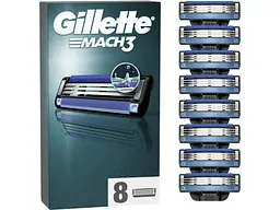 Змінні картриджі GILLETTE 8шт для гоління (леза) чоловічі Mach3