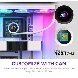 СВО NZXT Kraken Plus RGB V2 360mm White (RL-KR360-W2) - мініатюра 4