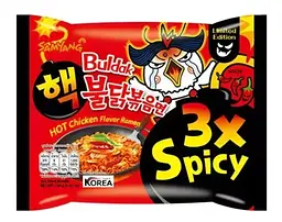 Локшина швидкого приготування Samyang Buldak 3x Spicy Hot Chicken Flavor Ramen 140г