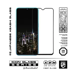 Захисне скло для Realme 5 Pro, Icon, 2.5D загартоване скло, повне проклеювання, глянсове, удароміцне, з олеофобним покриттям, сумісне з чохлами, міцність 9H, проста установка, ArmorStandart (ARM56297-GIC-BK) - мініатюра 2