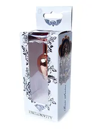 Анальна пробка B-Series Jewellery Red Gold Plug - розмір S - мініатюра 7