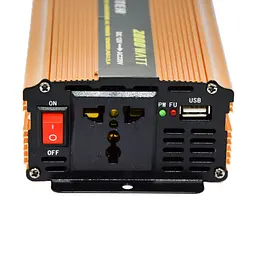 Інвертор автомобільний перетворювач напруги в машину DC12V-AC220V 2000W Inverter 5 CORE SC-2000VA - мініатюра 3