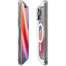 Прозорий чохол Spigen Ultra Hybrid MagSafe White для iPhone 16 Pro (ACS08129) - мініатюра 3