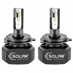 Автолампа SOLAR H4 LED 12/24V 40W 5000Lm 6000K, CSP1860 (8204)