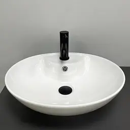 Умивальник VBI Carovilli S white накладний VBI-015507, Білий - мініатюра 3