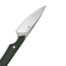 Ніж фіксований кишеньковий Civivi High Grass Field Knife (7,4 см) 14C28N / Micarta зелений з чохлом - мініатюра 7
