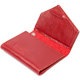 Шкіряна компактна ключниця Grande Pelle 11395 червоний - мініатюра 5
