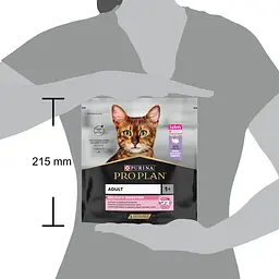 Сухий корм для котів з чутливим травленням Purina Pro Plan Adult 1+ Delicate Digestion, з індичкою, 400 г (12372502) - мініатюра 3