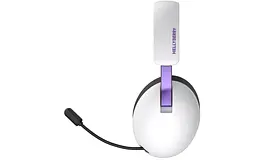 Bluetooth-гарнiтура Hator Hellyberry HH30 Wireless Білий/Фіолетовий (HH30_wireless_WV) - мініатюра 3