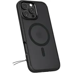Прозорий чохол Spigen Ultra Hybrid MagSafe Frost Black для iPhone 16 Pro (ACS08134) - мініатюра 4