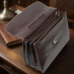 Чоловічий діловий портфель Tony Perotti 8009/42 moro (90378) Коричневий - мініатюра 2